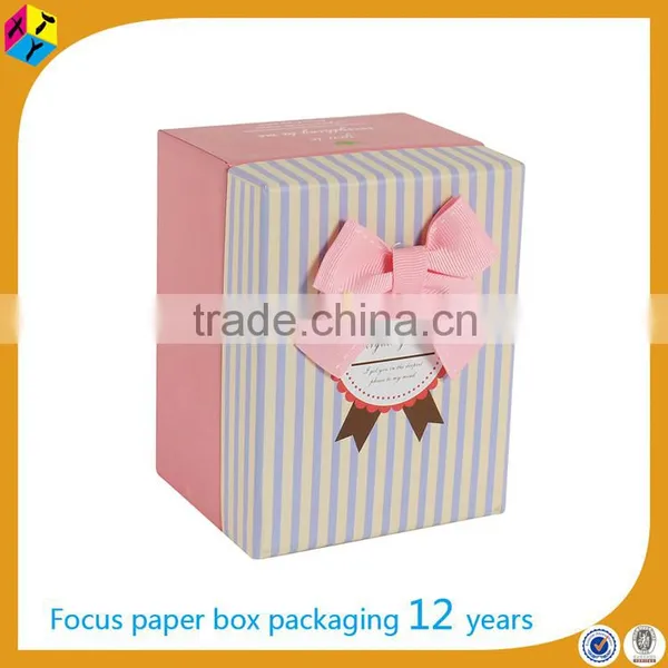 Wholesale Lovely Pink Cardboard Packaging the Gift Box photo-4