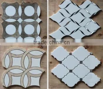 Carrara White Mosaic Tile Pictures Prices photo-5