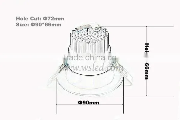 7W Led Downlight, Led Cob Downlight Led Downlight Price photo-5