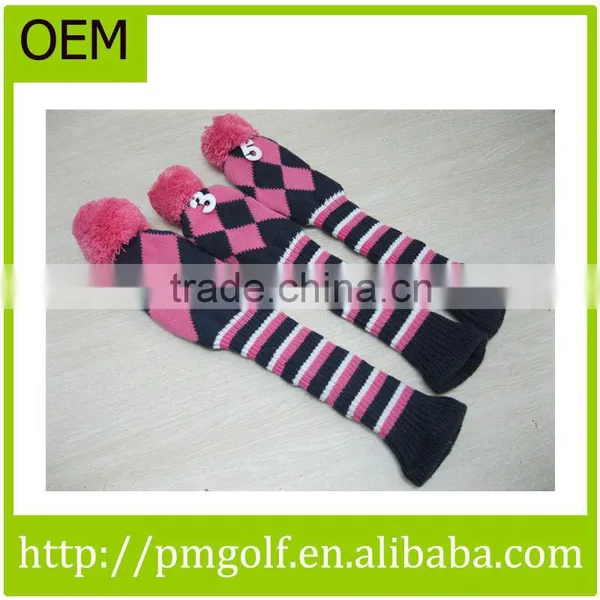 Custom Knitted Golf Headcovers