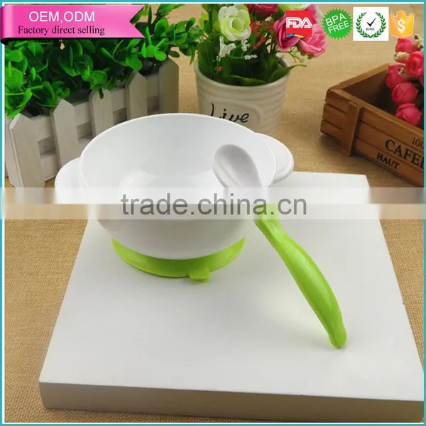 Free Sample Factory Direct Suction Baby Bowl With Spoon
