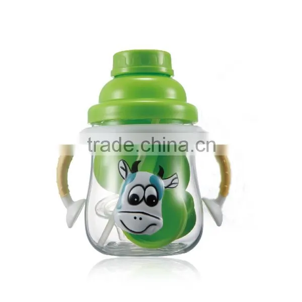Fashion Design pp Baby Feeding Training Sippy Cup Silicone Nipple With Handle Easy to Grip photo-3
