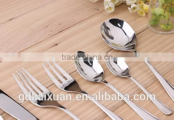72pcs Stainless Steel Cutlery Set 18/10 Stainless Steel Flatware KX-S164 photo-3