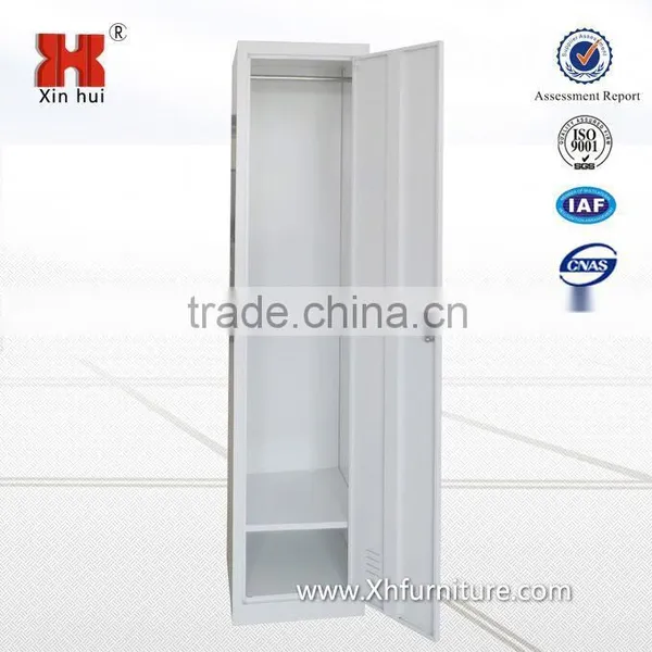 High Quality Single Door Staff Clothes Locker Metal Closet Wardrobe photo-6