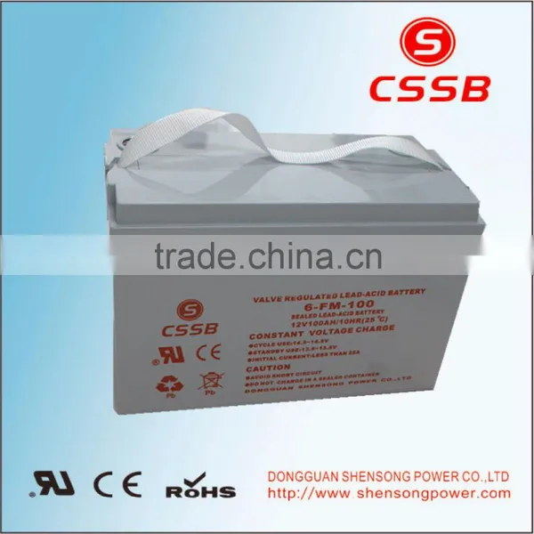 12V100Ah Sealed Gel Lead Acid Batteries