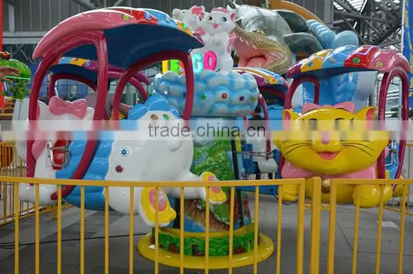 High Quality !!! Amusement Park Cartoon Ride Lucky Cat Theme Park Kiddie Equipment photo-5