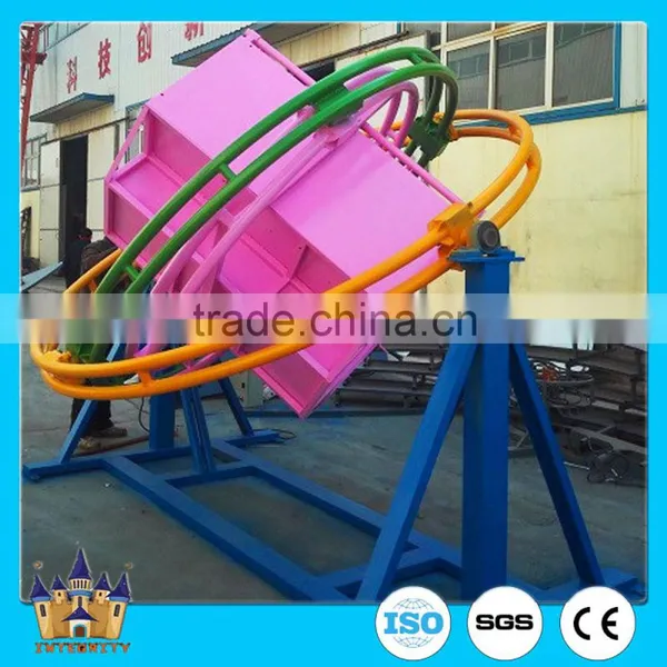 New Amusement Ride Portable Exercise Equipment 3d Space Ring Human Gyroscope for Sale photo-2