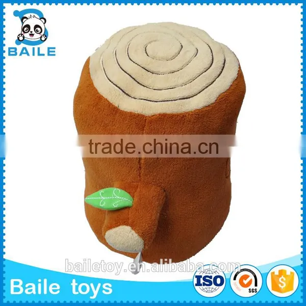 New Design Style Custom Sugar-loaf Stuffed Plush Stump Kids Toy photo-2