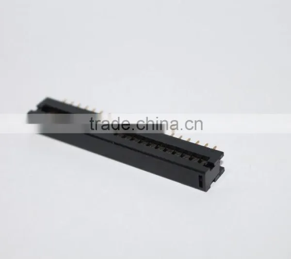 DIP Plug Connector 2.54mm Flat Cable Black 6~60pin photo-3