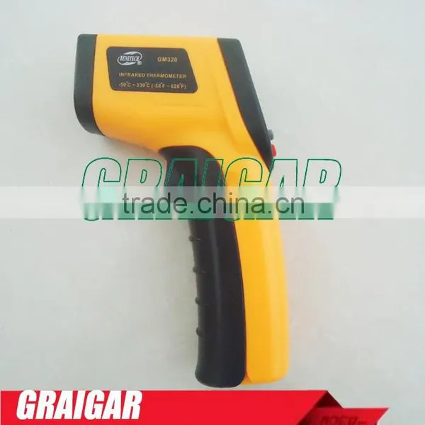 2015 NEW GM320 Non-Contact Laser Gun Infrared Digital IR Thermometer Industrial LCD With Back Light 330 Centidegree photo-5