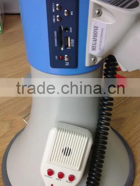 USB SD Card MEGAPHONE Speaker Loudspeaker Amplifier for Car for Police