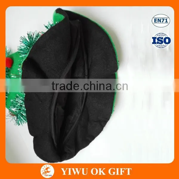 Wholesale Christmas Tree Shape Seven Red Ball Adult Hat photo-5