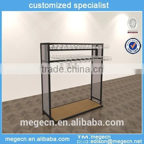 Commercial Clothes Shop Wood Trousers Display Shelf photo-3
