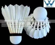 Class A Natural Goose Feather OEM Badminton Tournament Shuttlecock (12-pk