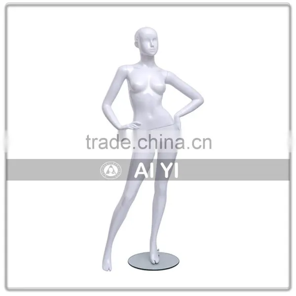 Transparent Female Wedding Dress Body Foam Mannequin