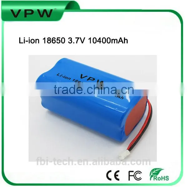 High Power Rechargeable 18650 3.6V 10400mAh Li-ion Battery Cell for Electronic Machine photo-2