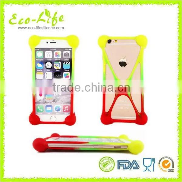 Universal 4-7 Inch Silicone Cellphone Case, Silicone Bumper Protector Case for All Phones photo-3