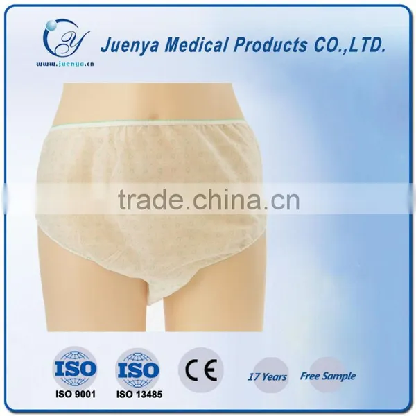 Throw Away Ladies Disposable Menstrual Briefs Non Woven Briefs photo-5