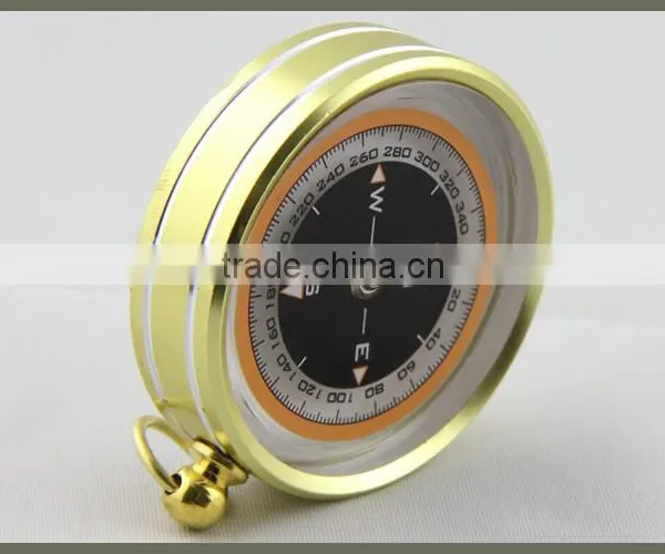 Portable Outdoor Gold Compass With Keychain,Made in China Gold Supplier photo-2