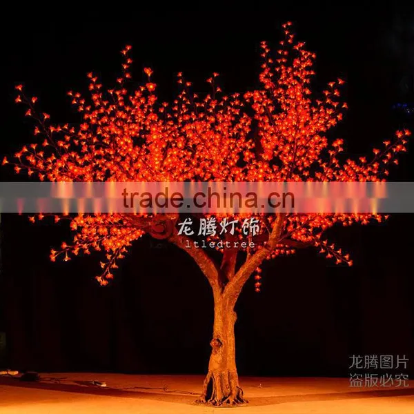 Nature Trunk White Cherry Blossom Led Tree photo-6