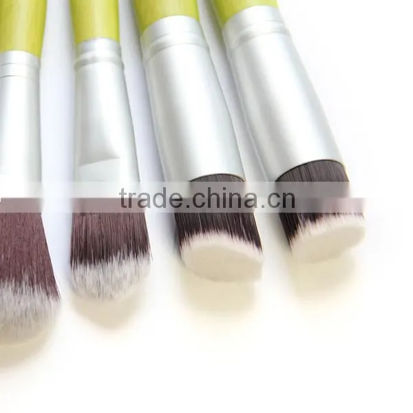 24pcs Vegan Bamboo Handle Makeup Brush Set With Powder Angled Foundation Lip Eye Brush photo-6