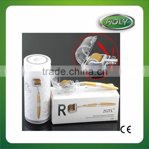 Popular Titanium Micro Needle Roller Skin Needling Derma Stamp 192 Pins Face Derma Roller