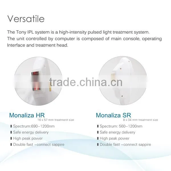 Professional Pain Free Hair Removal SHR Ipl Machine /IPL Hair Removal Machine photo-2