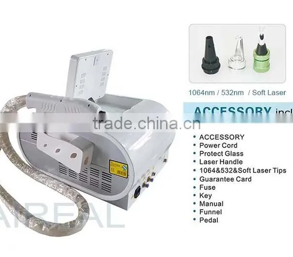 Tattoo Laser Removal Machine Q Switched ND Yag Laser 800mj Tattoo Removal And Skin Whitenning Machine Q Switched Laser Machine photo-5