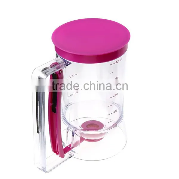 900 ML Hand Cake Peanut Butter Plastic Pancake Batter Dispenser photo-2