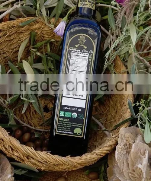 Pure Natural Extra Virgin Olive Oil.Organic Olive Oil With ISO9001 Certification. 500 ml Marasca Bottle photo-4