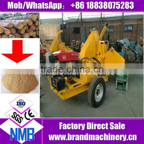 High Quality Mobile Wood Chipper Shredder Milling Machine for Sale