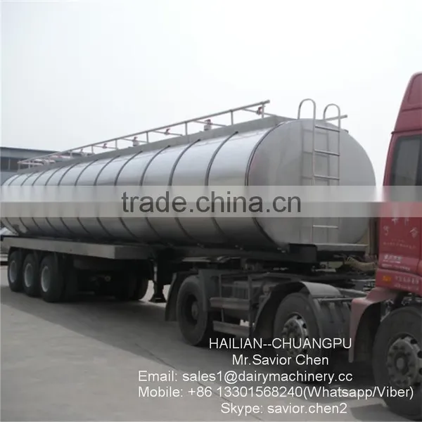 Stainless Steel Milk Transport Tank , Milk Tank photo-4