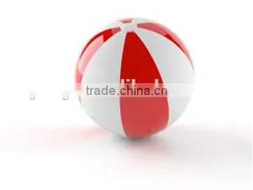 Colourful Plastic Beach Inflatable Ball With Six Panels photo-3