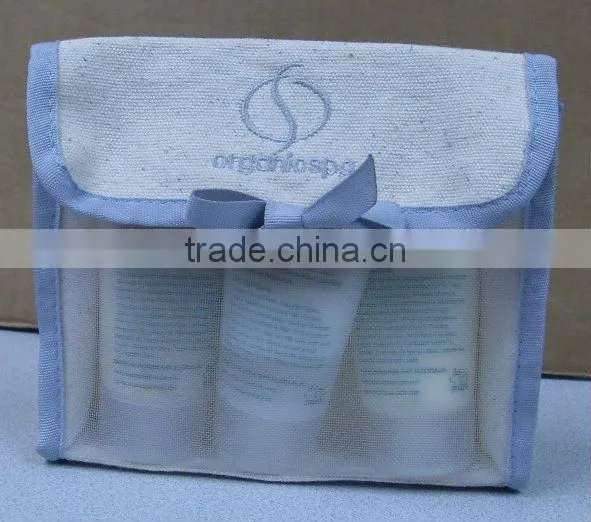 COTTON COSMETIC BAG