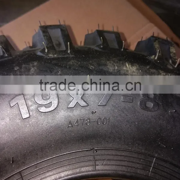 19x7.00-8 Snow Thrower Tires Wheel Snow Blower Lawnmower Tractor Tractor Road Sweeper Wheel Grass photo-3