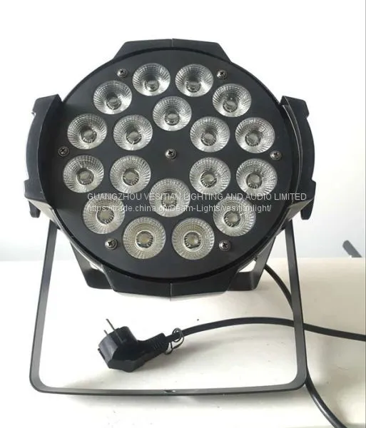 DMX 18 штук 15Вт RGBWAUV 5 в 1 светильник LED PAR для внутренней сцены photo-4