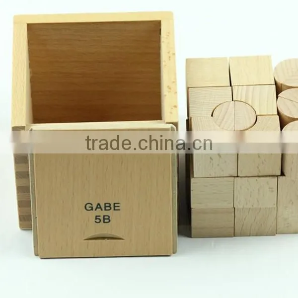Kids Wooden Educational Toy Froebel Set With 15 Types Teaching AIDS photo-5