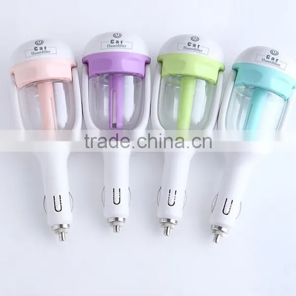 Newest Mini Car Steam Aromatherapy Humidifier Air Purifier Aroma Diffuser Auto Mist Maker Fogger DC12V