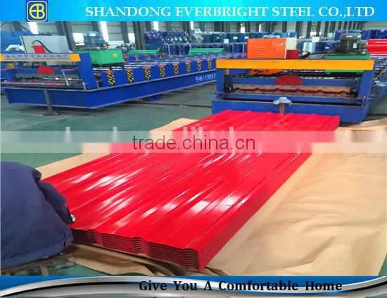 Top Quality Color Coated Corrugated Steel Roofing Tile photo-3