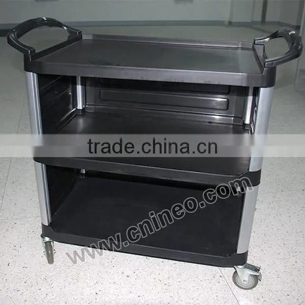 3 Tiers Plastic Commercial Restaurant And Hotel Multiduty Service Cart photo-3