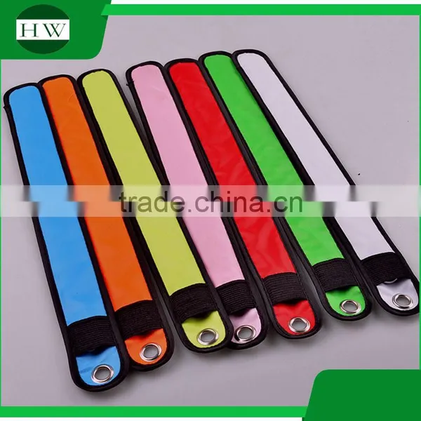 Sports Sweat Resistant High Visibility Safety Flash LED Wristband Wrist Band Running Glow Led Slap Bracelets Snap Band photo-2