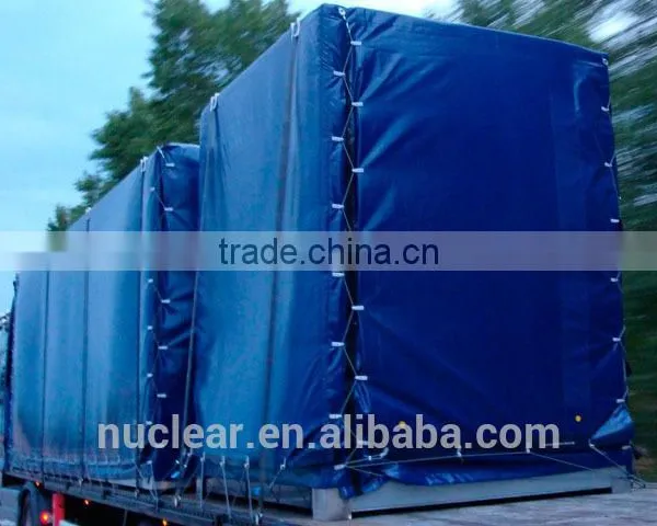 Heavy Duty PVC Tarpaulin for Truck Cover/ Truck Side Curtain photo-5