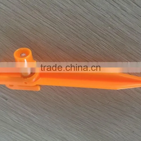8 Inch 20cm Plastic Led Electric Lawn Stake Lights/led Tent Peg Lihgt photo-3