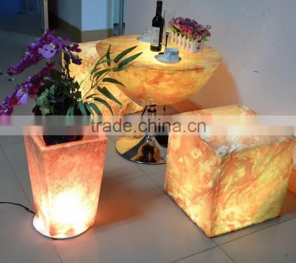 Manufacturer 40CM Cube FRP/GFRP (Fiber Reinforced Plastics) Chair With Remote Control 16 Mix Changeable Colors photo-2