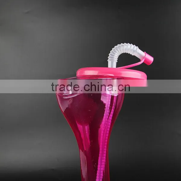 Manufacturer Wholesale Plastic Kids Party Water Bottles With Straw photo-3