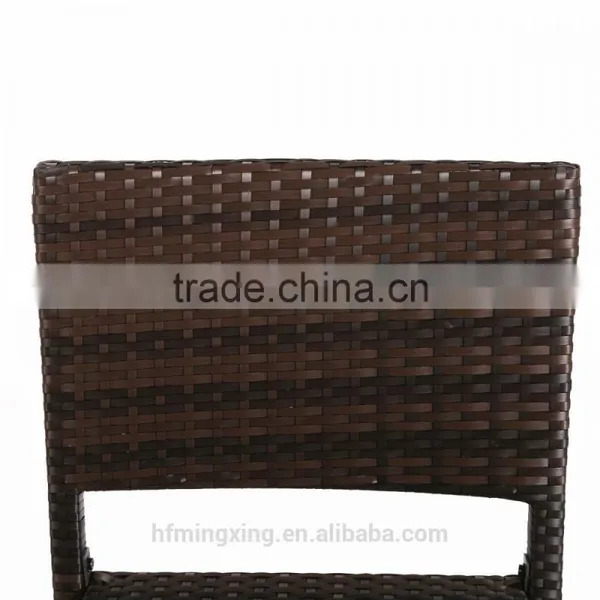 2 Pcs Outdoor All Weather Brown Wicker Chairs photo-4