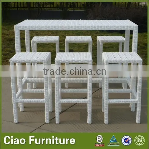 High Quality Synthetic Rattan Bar Stool photo-3