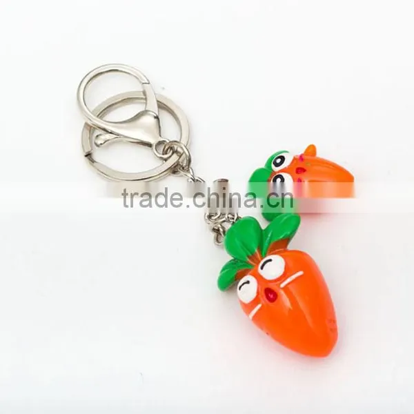 Keychain for Children / Carrot Funny Keychiain photo-3
