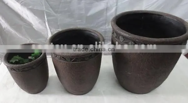 UV Resistance Garden Outdoor Fiberg Clay Planter Pot photo-2