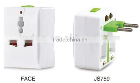 Female to Male Electrical Europe Plug Adapter photo-2